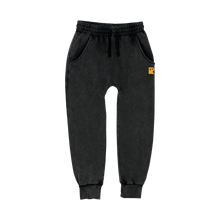 Black Wash Trackpants