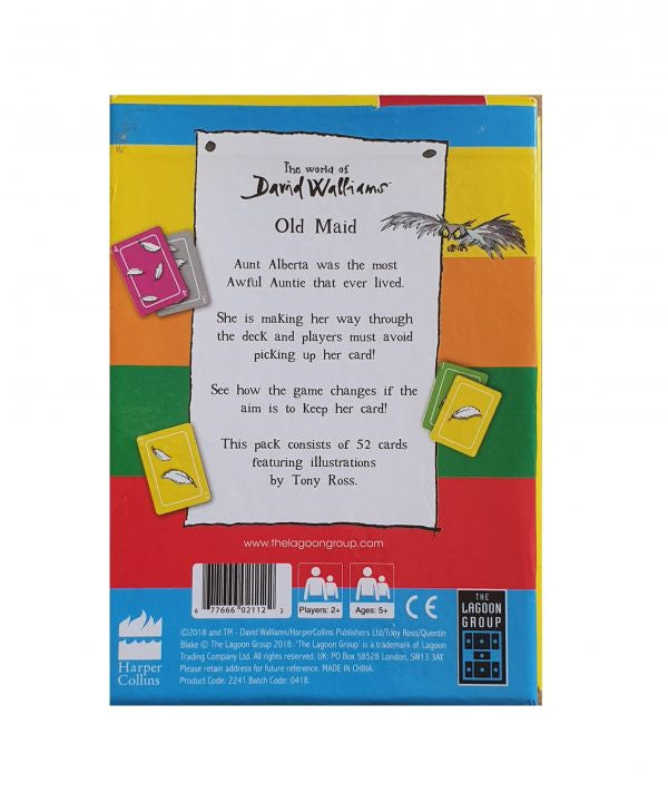 The World of David Williams - Awful Aunties Old Maid Card Game