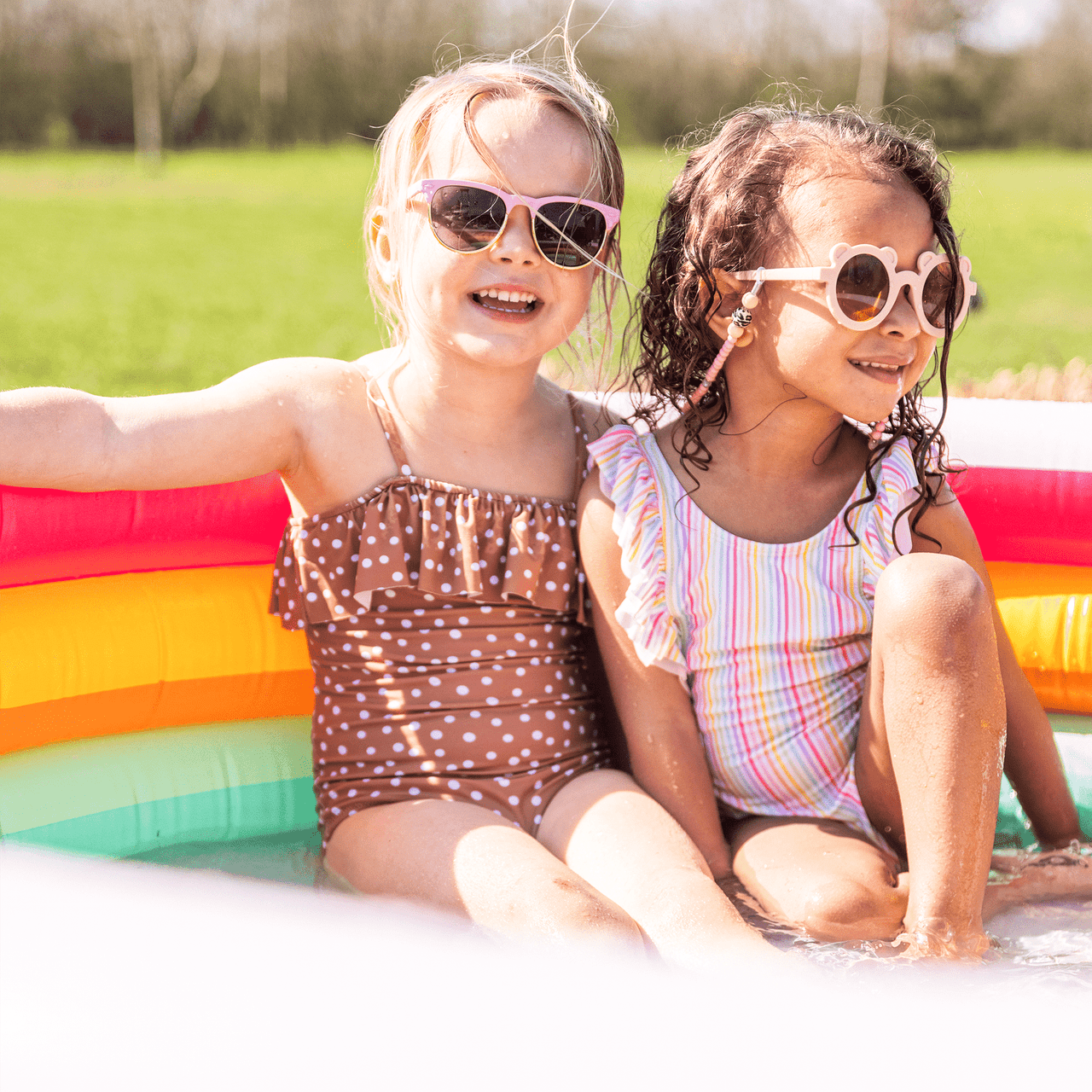 Swim Essentials - Kids' Inflatable Pool - Color Rush 150cm