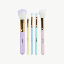 Oh Flossy - 5 piece Rainbow Makeup Brush Set
