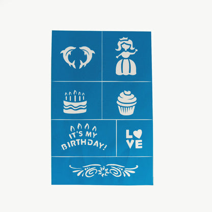 Oh Flossy - Reusable Adhesive Face Paint & Makeup Stencils
