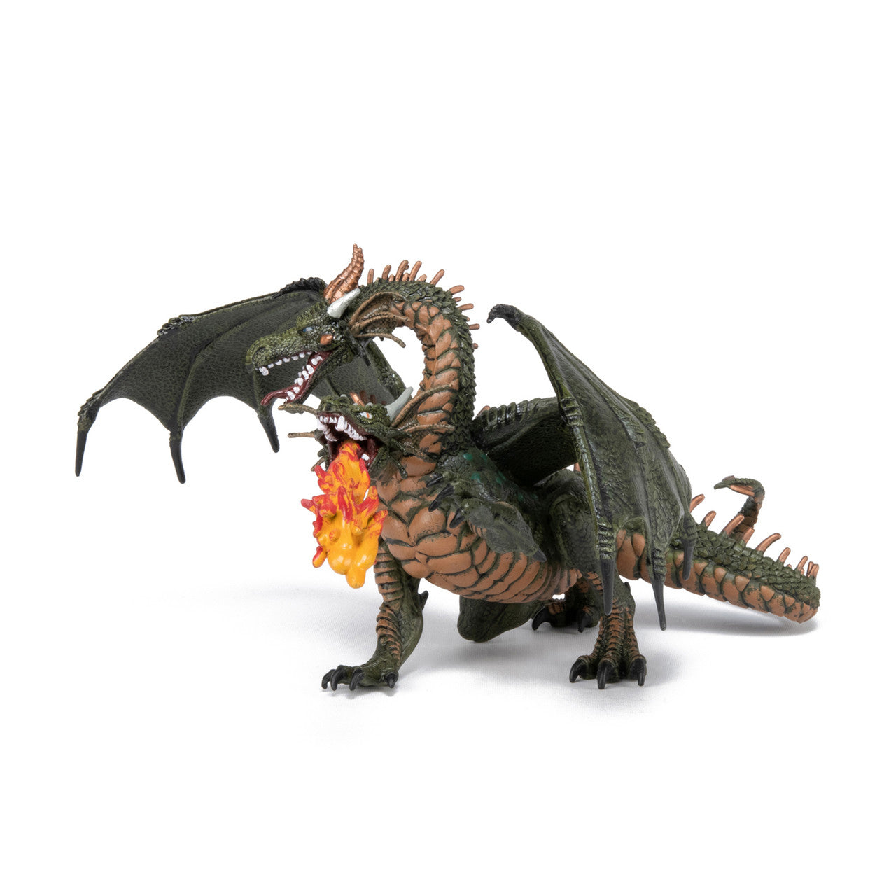 Papo -  Green Two Headed Dragon Figurine