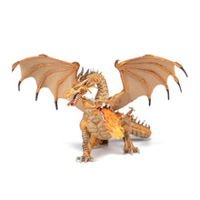 Papo - Gold Two Headed Dragon Figurine