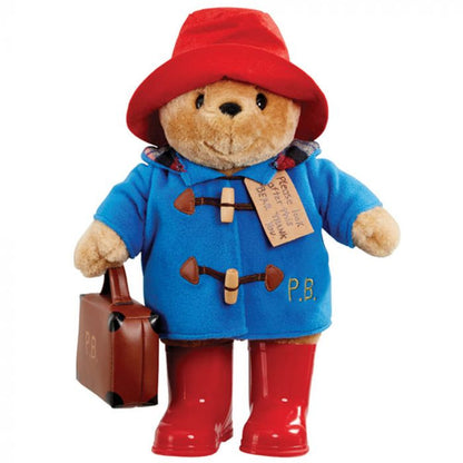Paddington Bear with Boots, Embroidered Jacket & Suitcase 34cm