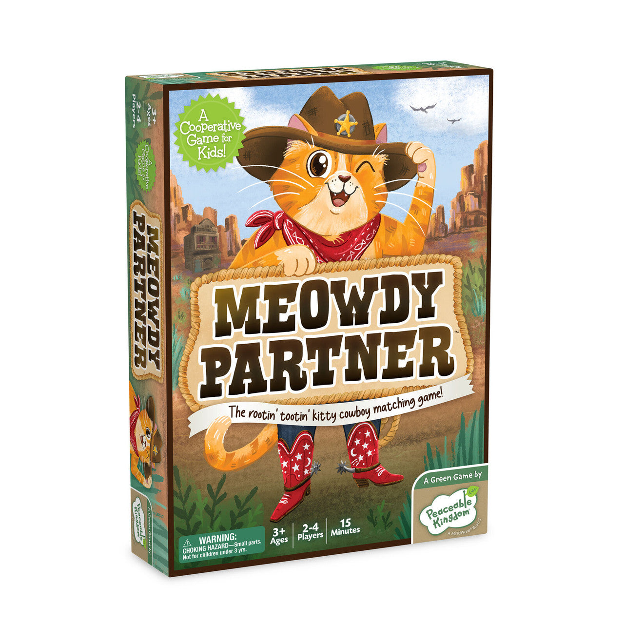 Peaceable Kingdom - Meowdy Partner Cooperative Board Game