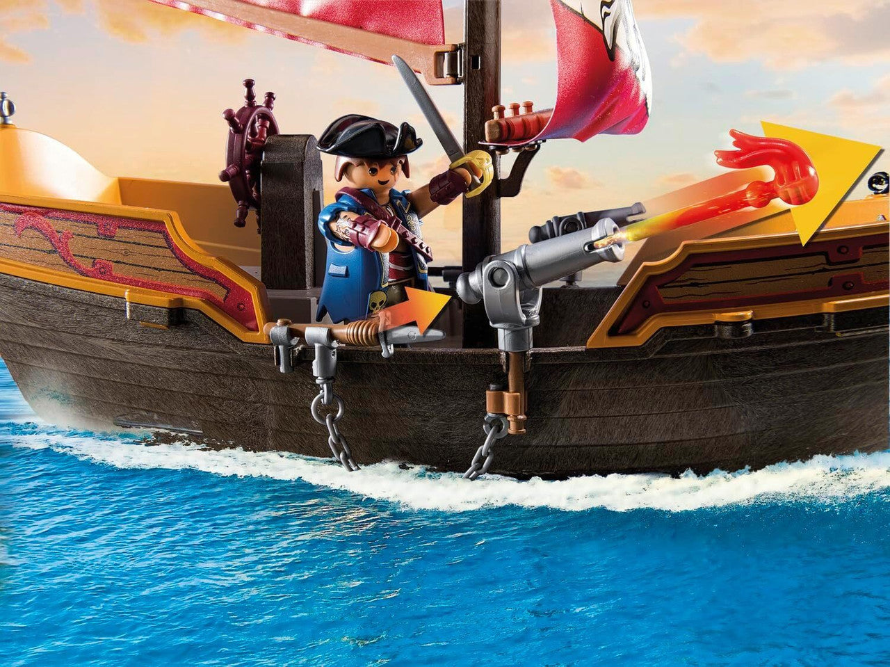 Playmobil Pirates - Small Pirate Ship 71418