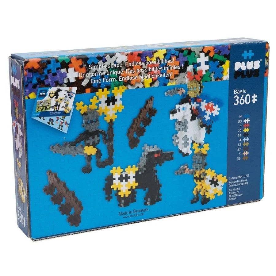 Plus-Plus Knights Tournament - 360 Piece Medieval Building Set