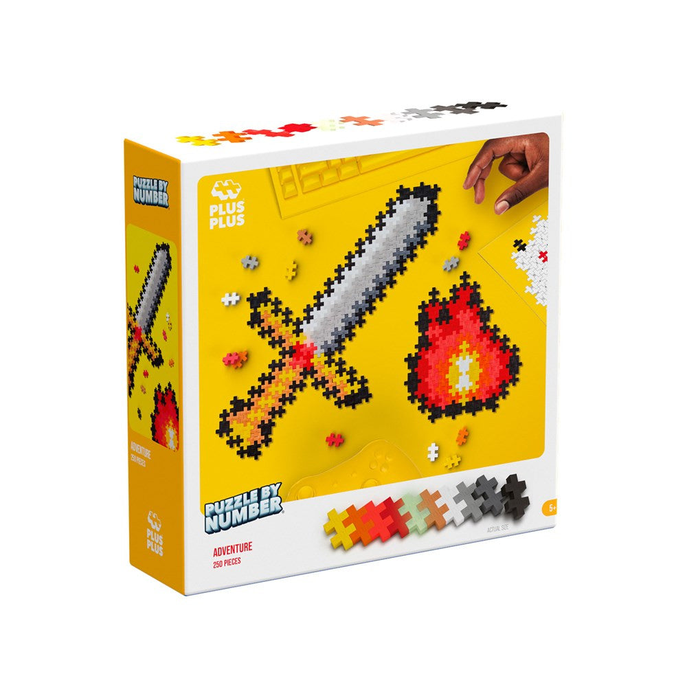 Plus-Plus - Puzzle By Number - Adventure 250pc
