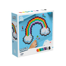 Plus-Plus Puzzle by Number Rainbow 500 piece box shown front-on against a white background