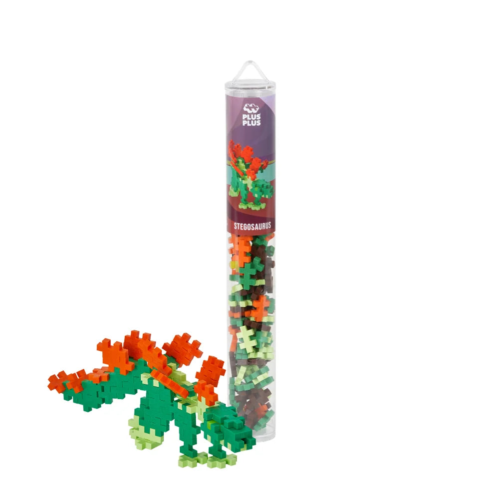 Plus-Plus Stegosaurus 100 Piece Tube PP4093 dinosaur construction set
