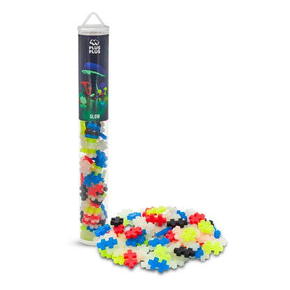 Plus-Plus Glow in the Dark Mix 100 Piece Tube PP4282