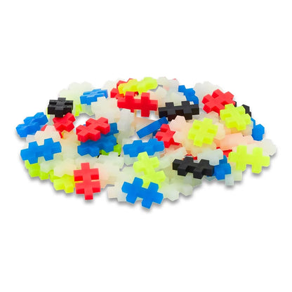 Plus-Plus Glow in the Dark Mix 100 Piece Tube PP4283