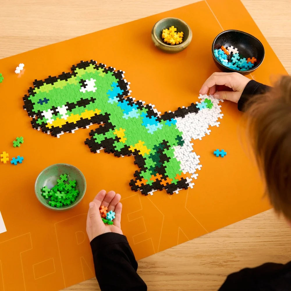 Plus-Plus Puzzle by Number T-Rex 250 Piece construction set PP4335