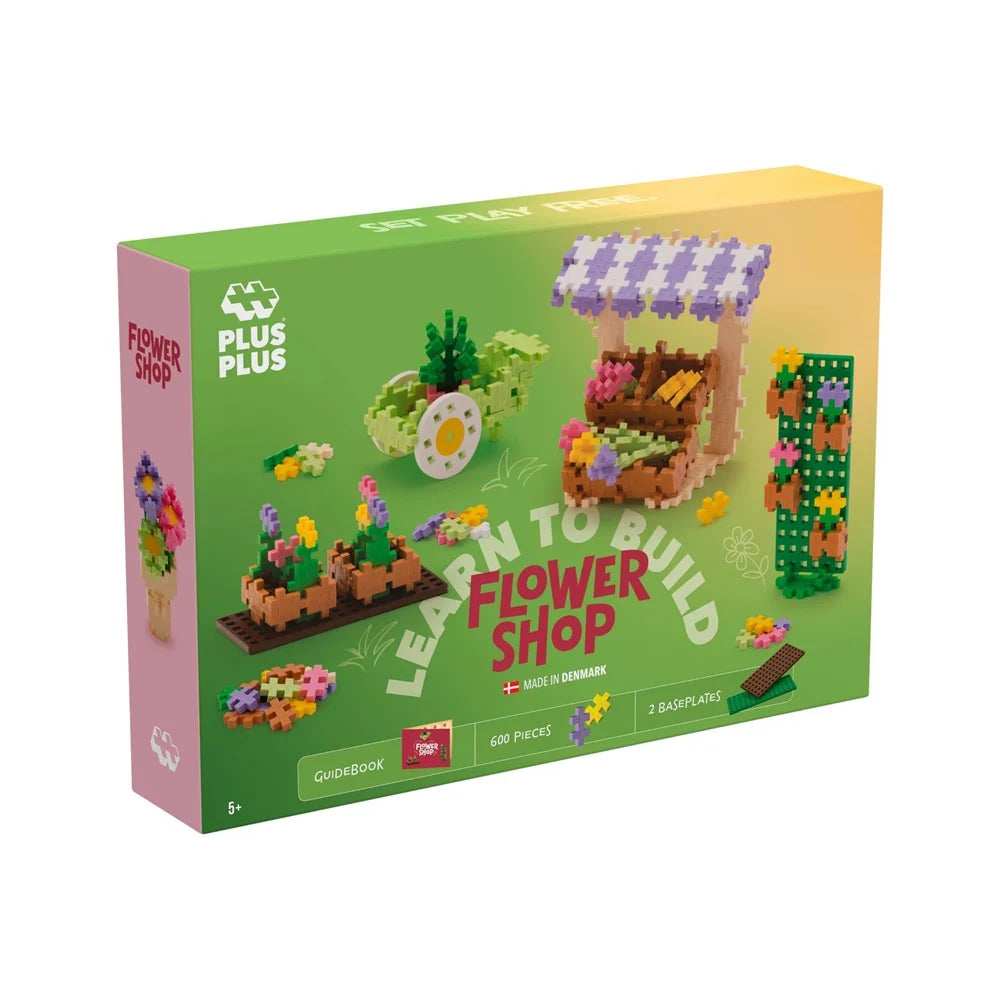 Plus-Plus Learn to Build Flower Shop 600 Piece set PP4336