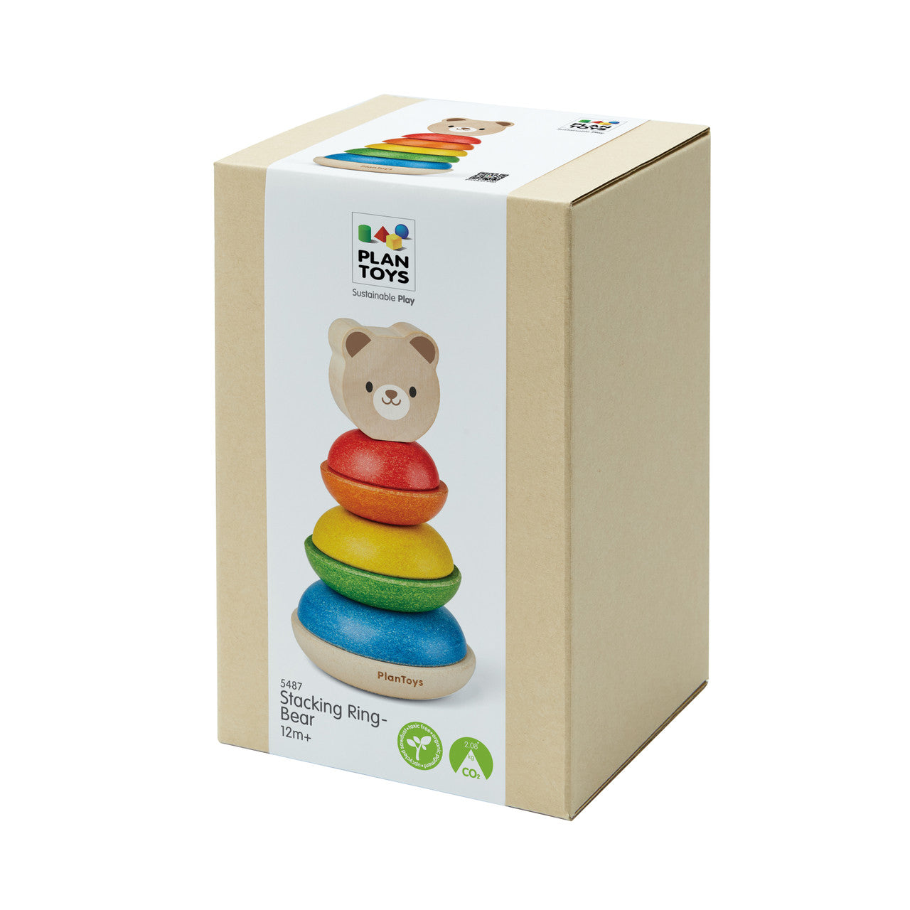 PlanToys - Stacking Ring - Bear