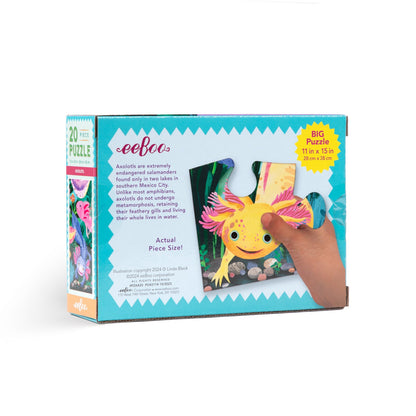 eeBoo 20pc - Axolotl Puzzle