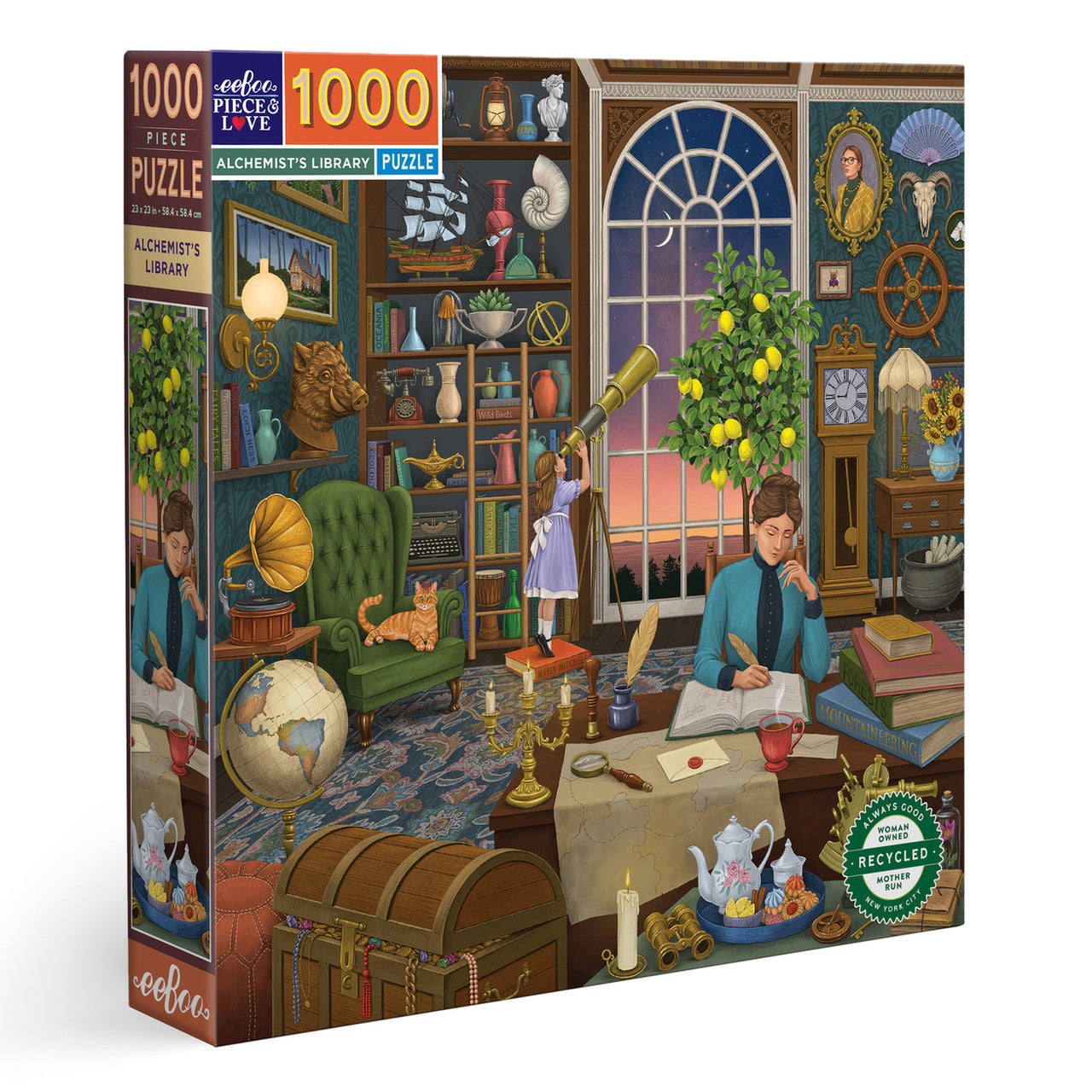 eeBoo 1000pc - Alchemist Library Puzzle