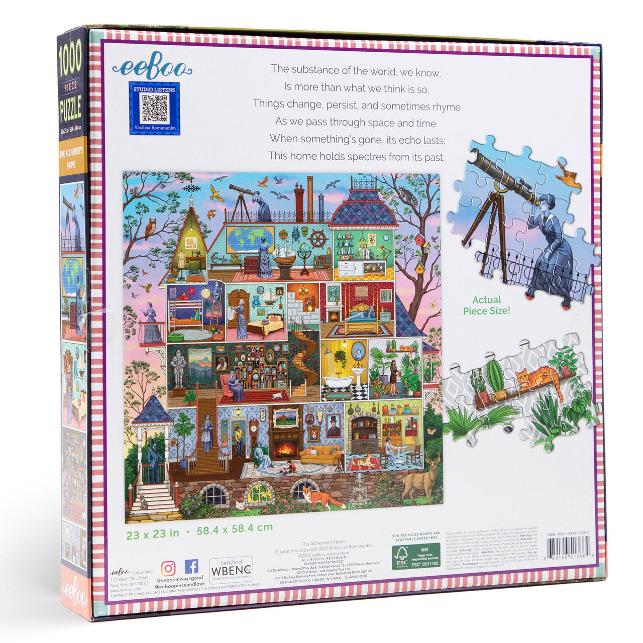 eeBoo 1000pc - Alchemist Home Puzzle