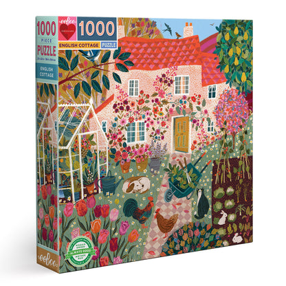 eeBoo 1000pc - English Cottage Puzzle