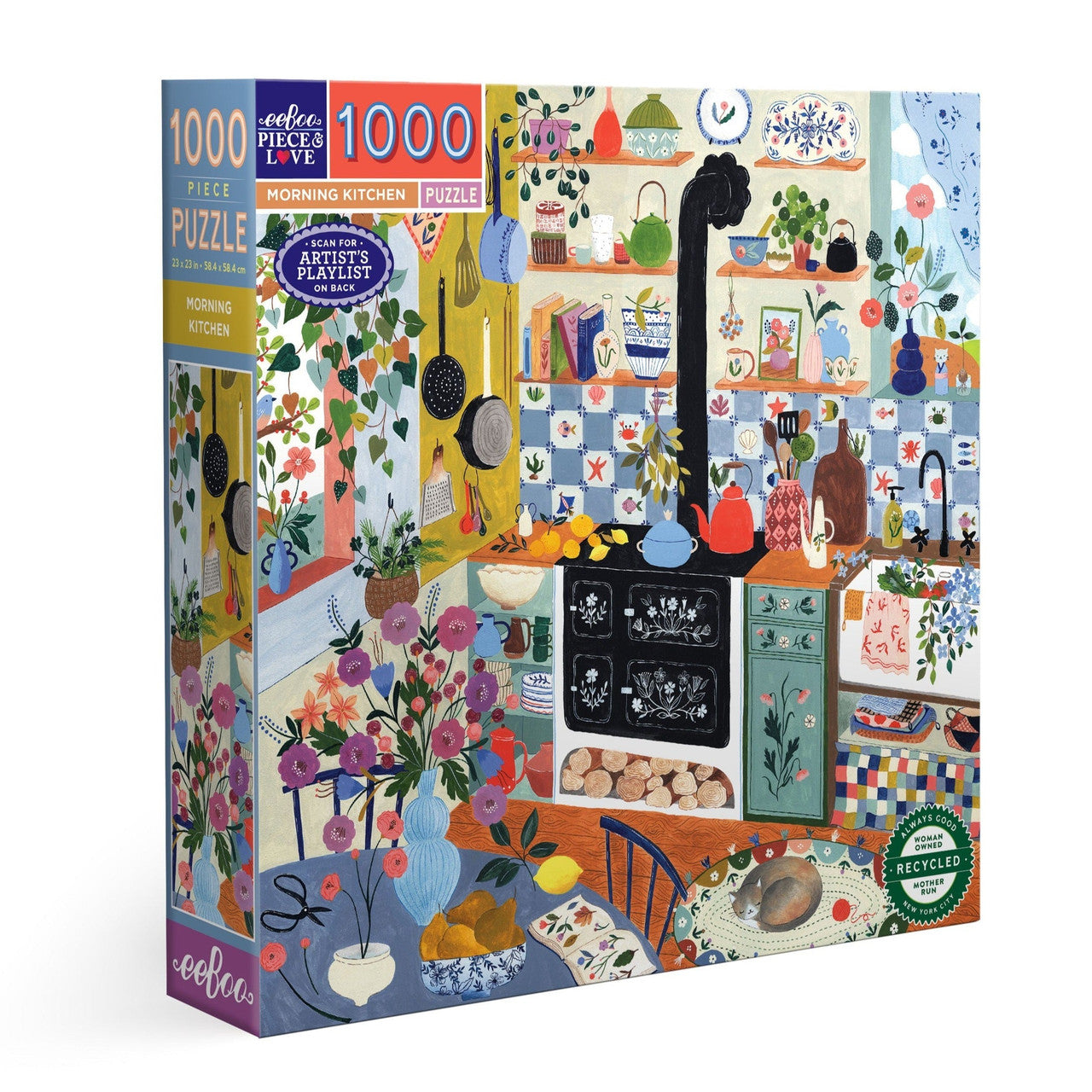 eeBoo 1000pc - Morning Kitchen Puzzle