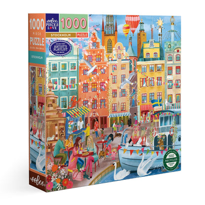 eeBoo 1000pc - Stockholm Puzzle
