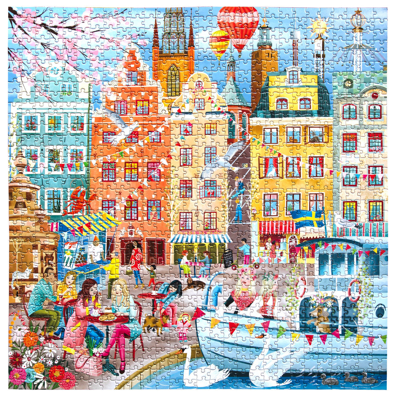 eeBoo 1000pc - Stockholm Puzzle