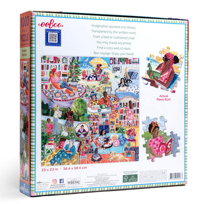eeBoo 1000pc - Women Reading Puzzle