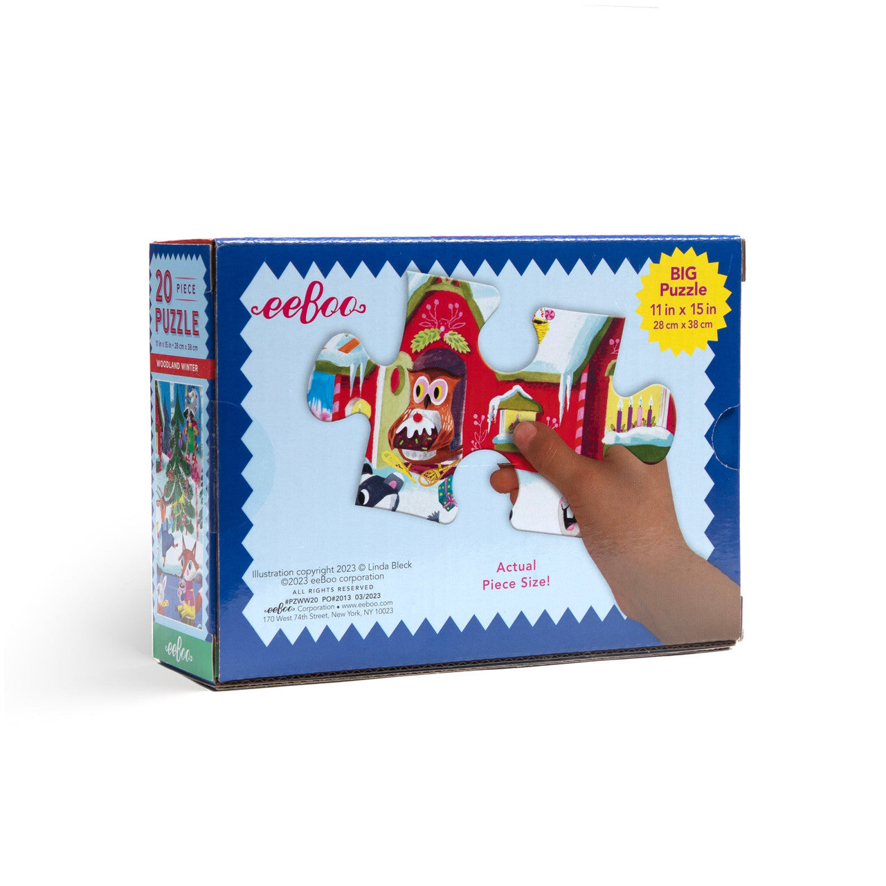 eeBoo 20pc - Woodland Winter Puzzle