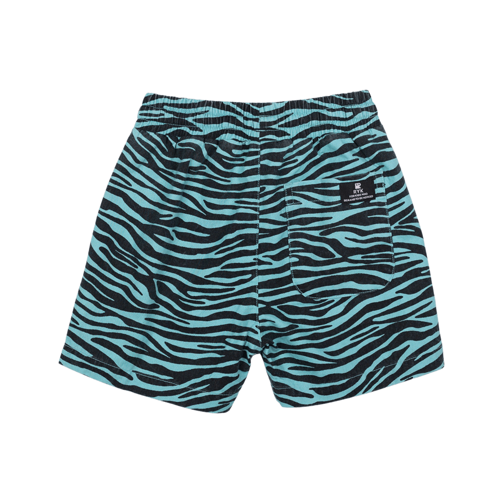 Rock Your Baby - Blue Tiger Shorts