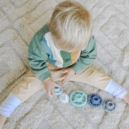 Jellystone- Rainbow Stacker & Teether Toy