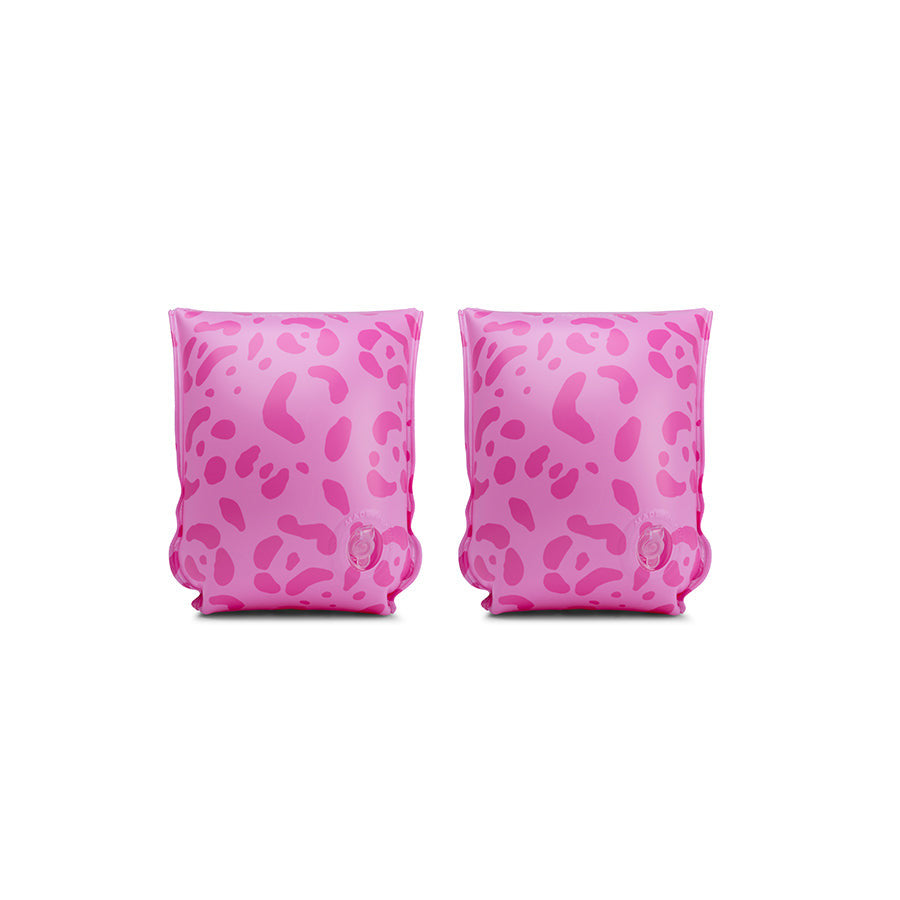 Swim Essentials - Swim Arm Bands - Pink Leopard, 2-6 years
