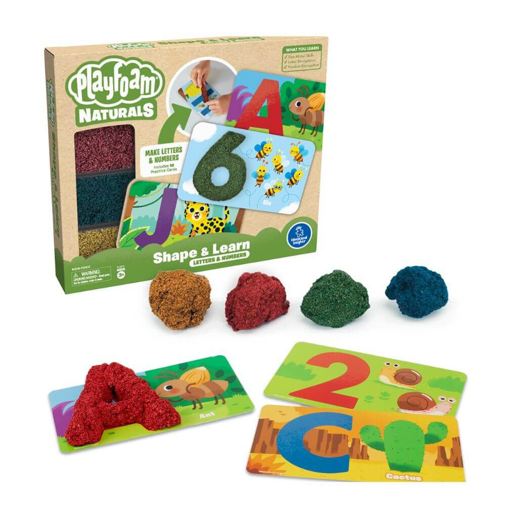 Playfoam Naturals Shape & Learn Letters & Numbers