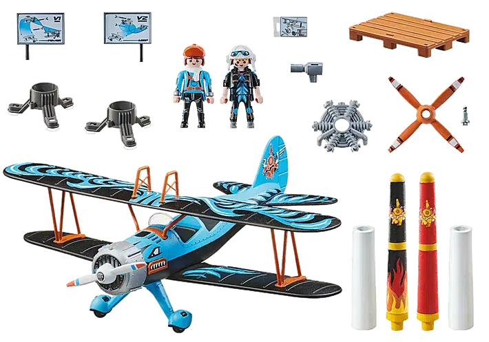 Playmobil Stunt Show - Air Stunt Show Phoenix Biplane 70831