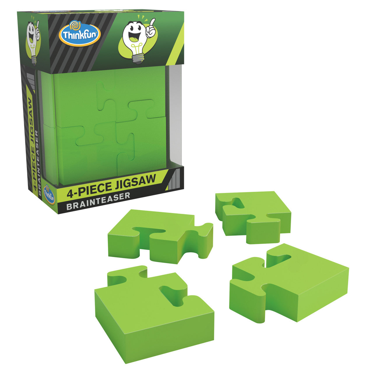 ThinkFun 4-Piece Jigsaw Brainteaser 4 Piece Jigsaw Puzzle