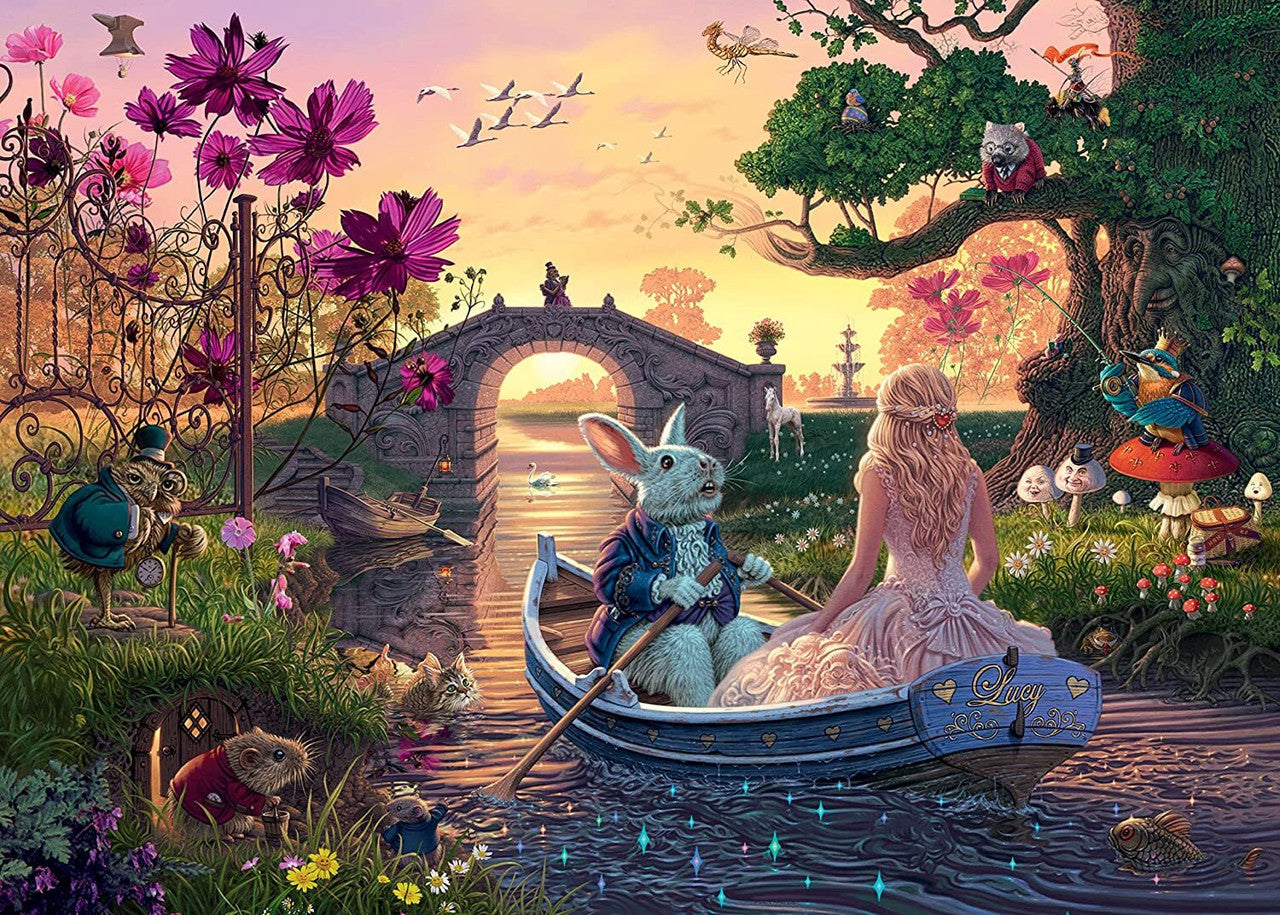 Ravensburger 1000pc - Enchanted Lands Look & Find Puzzle