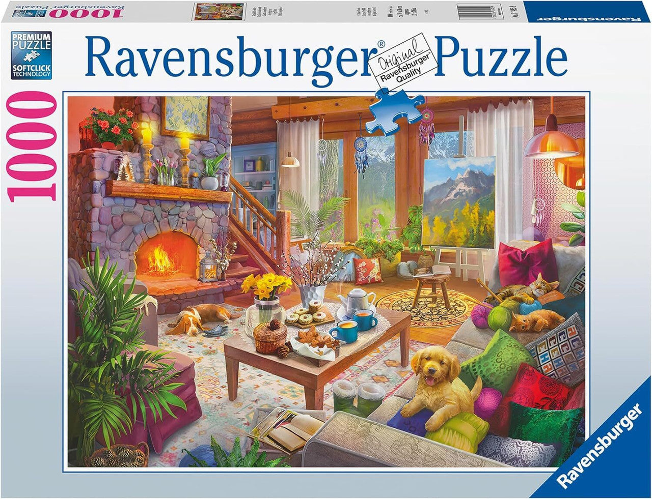 Ravensburger 1000pc - Cozy Cabin Puzzle