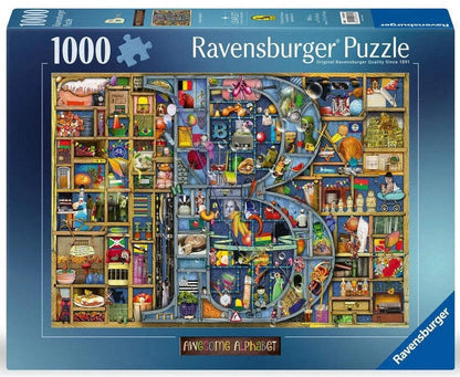 Ravensburger 1000pc - Awesome Alphabet B Puzzle - Colin Thompson