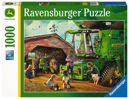 Ravensburger 1000pc - John Deere, Then & Now Puzzle