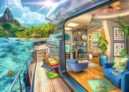Ravensburger 1000pc - Tropical Island Charter Puzzle