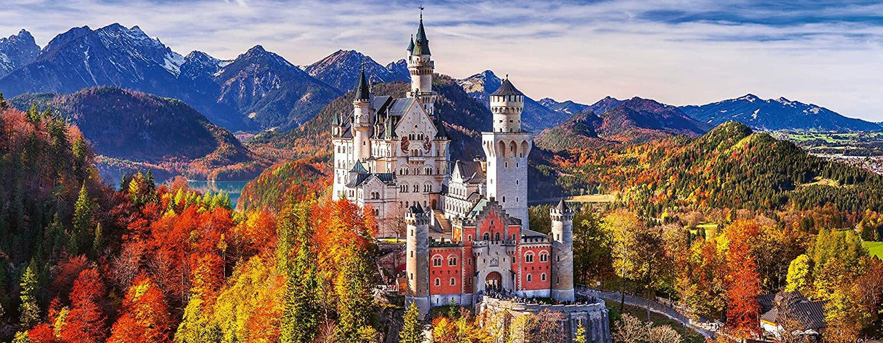 Ravensburger 1000pc - Neuschwanstein Castle Panorama Puzzle