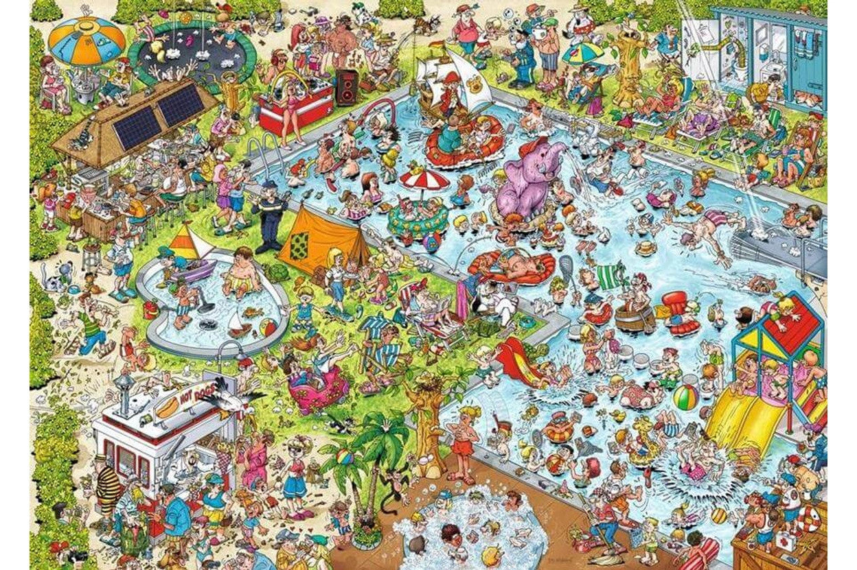 Ravensburger 1000pc - Holiday Resort 3 - The Pool Puzzle