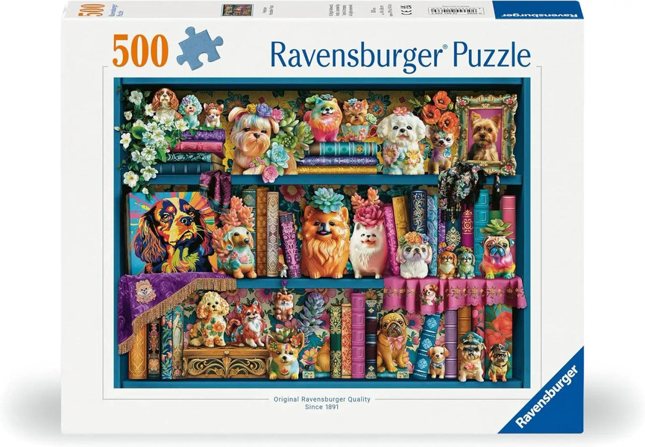Ravensburger 500pc - Precious Porcelain Pups Puzzle