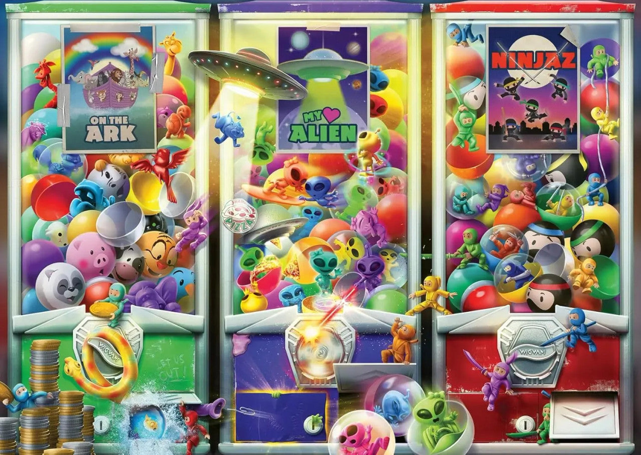 Ravensburger 1000pc -  Animals, Aliens And Ninjas Puzzle