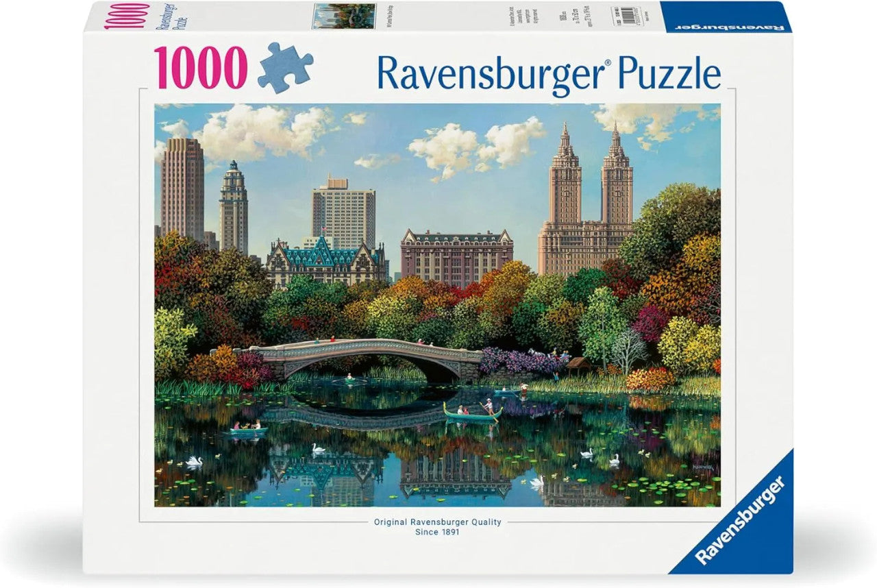Ravensburger 1000pc - New York Central Park Bow Bridge Puzzle