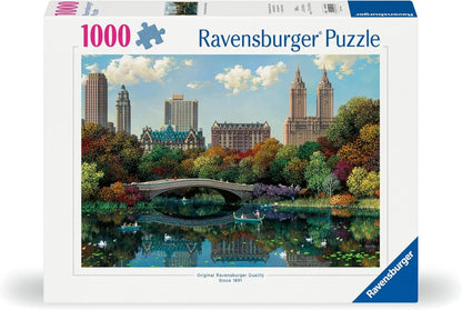 Ravensburger 1000pc - New York Central Park Bow Bridge Puzzle