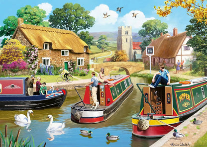 Ravensburger 1000pc - A Busy Day on the Canal Puzzle