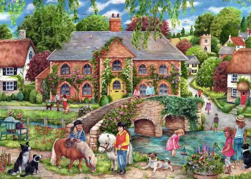 Ravensburger 1000pc - Village Life Puzzle