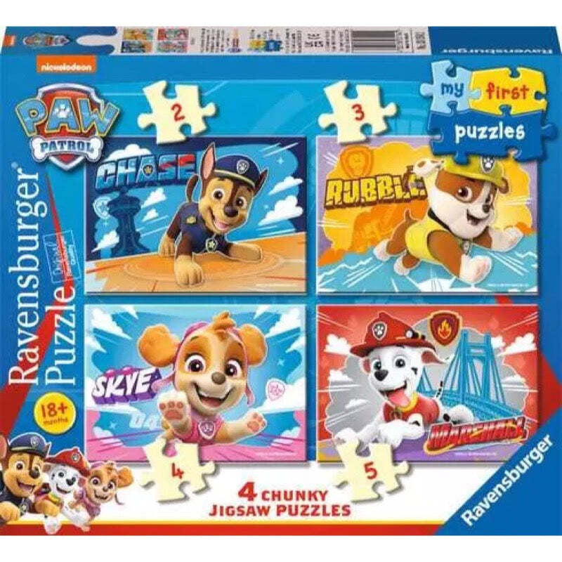 Ravensburger - My First Puzzle 2 3 4 5 pc - Paw Patrol