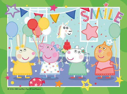 Ravensburger  -  Peppa Pig 4 in a Box - 12, 16, 20, 24pc Puzzles