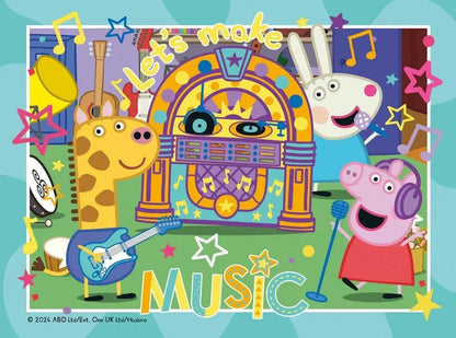 Ravensburger  -  Peppa Pig 4 in a Box - 12, 16, 20, 24pc Puzzles